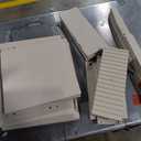 RoyalCraft Beige Fluted Nightstand Set of 2, Colorful Nightstand with 2 Drawers, Modern Wooden End Table with Storage for Small Spaces, Side Table for Bedroom, Couch, Home Office