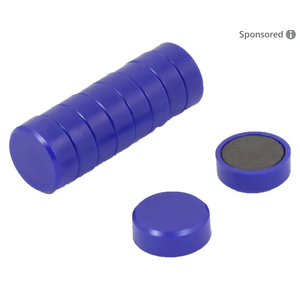 Qtqgoitem Plastic Classroom Blackboard Round Design Sticker 24pcs Blue (Model: 37d b60 576 07f cf9)