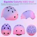 Kids Toddler Bike Helmet for Kids 3-5-8-14 Skateboard Helmet for Roller Skate Scooter Inline Skating Longboard Boys Girls Bicycle Helmet (Medium)