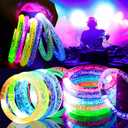 90 PCS Led Glow Sticks Bracelets Glow In the Dark Party Supplies, Light Up Bracelets for Kids Adults, Party Favors for Christmas, Halloween, New Year Party Light Up Toys Gifts (90)