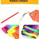 Dervea 20 Pack Ribbon Dancing Wands Party Favors for Kids, Rainbow Birthday Decorations, Princess Party Supplies, Girls Party Games, Gymnastics Goody Bag Stuffers (Rainbow)