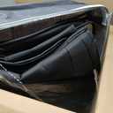 TRROCC Car Seat Covers 5-Piece Full Set Durable Leather, Anti-Slip Waterproof Car Accessories Custom Fit for Most Cars, SUV & Sedan（Black）