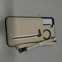 Asuwish Compatible with Samsung Galaxy S22 Plus S22+ 5G Wallet Case with Screen Protector and Crossbody Shoulder Strap Buckle Card Holder Cell Phone Cover for S22+5G S22plus 22S + S 22 22+ Women Beige