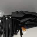 SONGMICS 4 Section Laundry Sorter, Laundry Hamper with Wheels, Rolling Clothes Hamper Cart with Large Capacity and Removable Bags, for Laundry Room, Bedroom, Bathroom, Ink Black