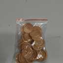 YaHoGa 30pcs 30mm (1 1/5 inch) Wood Buttons Large Natural Wooden Buttons for Sewing Sweater Crafts Bulk