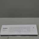 seenda Wireless Keyboard and Mouse Combo, Rechargeable Quiet Keyboard Mouse, Sleek and Ultra Thin Design, Full-Size with Number Pad for Windows, Laptop, PC, Notebook, Desktop- Silver and White