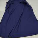 Ekouaer Women’s Nursing/Delivery/Labor/Hospital Nightdress Short Sleeve Maternity Nightgown with Button XXL