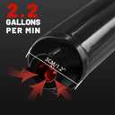 Battery Operated Gas Pump with Nozzle - Battery Powered Gasoline Transfer Pump With 3 FT Long Hose 2.2 GPM Transfer Pump For Water Kerosene Gas Can Hand Fuel Pump
