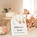 Winnie The Pooh Baby Shower Decoration Sign - Classic Pooh Babies are Sweet Please Take A Treat - 9 * 11IN, baby-05