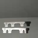 Stove Gap Filler, Stove Gap Covers Stainless Steel, Adjustable 13.8-27.5 In(2 Pack), Heat Resistant, Gas Stove Side Gap Protector, Silver