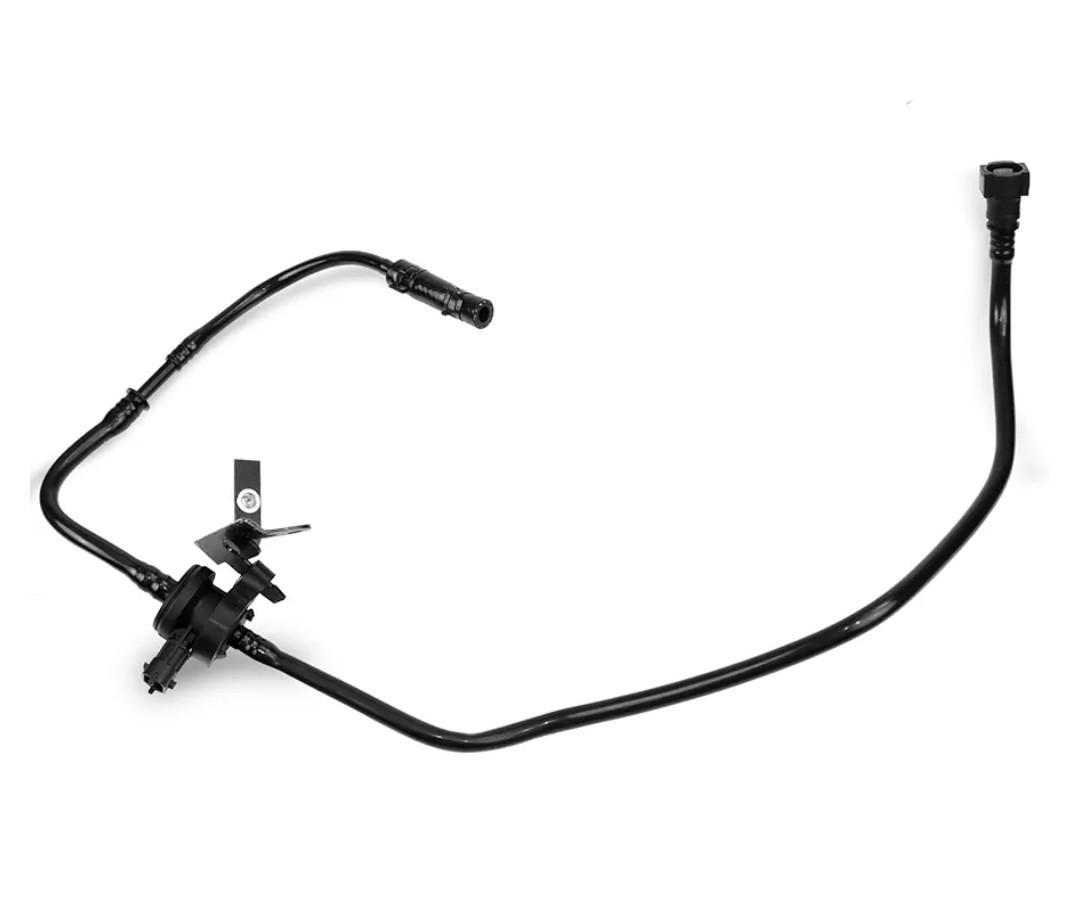 Fuel Tank Evaporative Emissions Vapor Canister Purge Valve Solenoid With VMV Hose Lines Compatible with Ford Fiesta 1.6L 2014-2019 Replacement D2BZ9C047F D2BZ-9C047-B Black