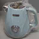 Hazel Quinn Retro Electric Kettle - 1.7 Liters / 57.5 Ounces Tea Kettle with Thermometer, All Stainless Steel, 1200 Watts Fast Boiling, BPA-free, Cordless, Automatic Shut Off - Mint Green