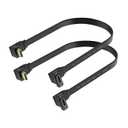GINTOOYUN HDMI Extension Cable 4K 60Hz HDMI Extender Cord High Speed 90-Degree Angle HDMI Male to Female Extension Wire (M/F)
