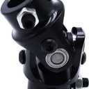1 PC SHLPDFM Single Universal Joint Black Powder Coated 3/4" DD X 3/4" DD Universal Steering Shaft U Joint Coupler
