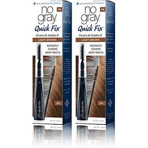 No Gray Quick Fix Instant Touch-Up for Gray Roots (Set of 2, Light Brown)