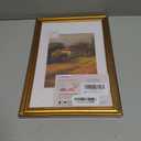 Upsimples Vintage 8x12 Picture Frame, Antique Gold Frames Display 6x8 with Mat or 8 x 12 Photo Without for Wall or Tabletop Decor, 1pack
