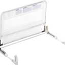 Regalo Safety Swing Down Crib Rail for Toddlers, 33" Baby Bed Rail Guard with Reinforced Anchor Safety System, Convertible Crib Bed Rail, White
