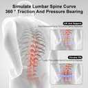 DOKIBI Back Brace for Lower Back Pain Relief,Lumbar Waist Support for women,Lower Back with 3D Lumbar Pad for Work Sports Sciatica, Scoliosis(BlackL)