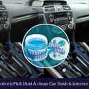 Great Universal Super Clean Gel Car Detailing Automotive's Dust & Dirt Deep Cleaning Car Crevice Cleaner Air Vent Interior Removal Putty Cleaning PC Laptop Keyboard Cleaner Cameras (1Pcs -5.8oz/160g)