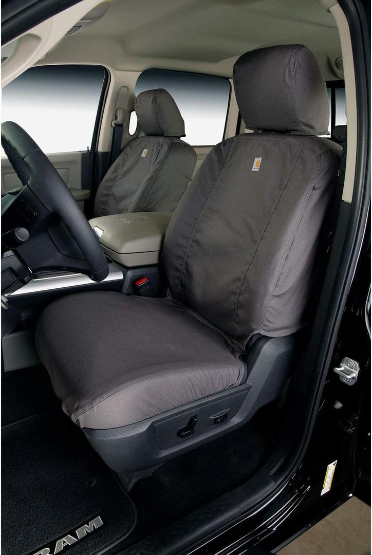 Covercraft Carhartt SeatSaver Front Seat Covers | Fits 2015-2016 Chevrolet Silverado/GMC Sierra 1500/2500/3500, 2015-16 Suburban/Tahoe/Yukon/Yukon XL