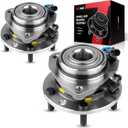 Torchbeam Pair 513124 Wheel Hub Bearing Assembly for 1997-2004 Chevrolet S10, 1997-2005 Chevrolet Blazer, 1997-2004 GMC Sonoma, GMC Jimmy, Oldsmobile Bravada, Isuzu Hombre Wheel Bearing 4WD AWD
