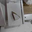 IDEALHOUSE Natural Dresser, Modern 6 Drawer Dresser for Bedroom with Gold Handle and Large Drawer, Wood Double Chest of Drawers and Storage Organizer for Living Room, Hallway, Entryway