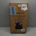 4.2Ft Giant Spider Halloween Decorations Outdoor 52" Light Up Spider with 90 LED Lights for Front Yard, Porch, Garden, Lawn, Halloween Party (Green) (Zz-002)