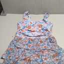 VIMPUNEC Women One Piece Swim Dress Swimsuit Tummy Control Modest Swim Skirt Bathing Suit Size L