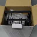 EUDELE Adhesive Shower Caddy, 5 Pack Rustproof Stainless Steel Bath Organizers With Large Capacity, No Drilling Shelves for Bathroom Storage & Home Decor (Black)