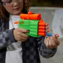 Nerf Elite 2.0 Face Off Target Set, Includes 2 Dart Blasters & Target & 12 Elite Nerf Darts, Toy Foam Blasters for Kids Outdoor Games, Medium