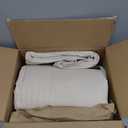 Comfort Spaces Daybed Cover - Luxe Double Sided-Quilting, All Season Cozy Bedding with Bedskirt, Matching Shams, Kienna Ivory 75"x39" 5 Piece