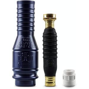 Drain King VIP2 Drain Unclogging Kit With Kitchen Sink Crossbar Adapter, 1.5 to 3 Inch