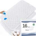 Pack and Play Mattress Pad Protector 38" x 26", 2 Pack Waterproof Pack and Play Cover Sheets, Compatible with Graco Pack n Play, Baby Trend, Dream On Me & Pamo Babe, Quilted Cotton Terry Surface