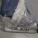 Lush Decor Sheer Grommet Curtains With Insulated Blackout Lining, Window Curtain Panels, Pair, 38"W x 84"L, Navy - Curtain With Sheer Overlay, Elegant Blackout Curtains for Bedroom 1 Pack