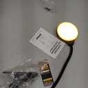 Glocusent 5W Clip on Light, 36LED Eye Caring Reading Light for Bed, 3 Colors & 5 Brightness Clip on Lamp with Adapter, Perfect Reading Light for Bed with Clamp/Bunk Bed/Headboard/Table/Desk (Black)