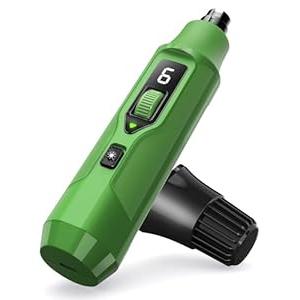 YABIFE 7-Speed Pet Nail Grinder with Light – Heavy Duty, Whisper Quiet Nail Trimmer for Dogs, Cats, Birds & Small Animals – Single-Handed Operation