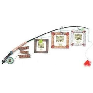The Big Catch Fly Fishing Pole Photo Picture Holder Frame Themed Decor
