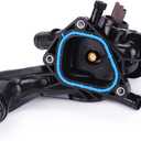 902-812 Engine Thermostat Housing with Sensor and Gasket Compatible with 2007-2013 Mini Cooper R55 R56 R57 Countryman Part# 11537534521 11 53 7 534 521