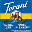 Torani Sugar-Free Syrup, Vanilla Bean, 25.4 Fl Oz Bottle (Pack of 4) (EXP 11/11/27)
