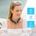 2PCS Neck CoolingTube with Insulated Bag, Reusable Neck Coolers Wearable Body Cooling Products for Hot Weather in Summer
