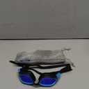 OMID Swim Goggles, P2 Polarized Swimming Goggles for Men Anti-fog Goggles Swimming for Adult Women (A0-black Blue Frame Blue Lens)