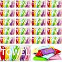 Hosuly 280 Count Disposable Compressed Towels Tablets Bulk Soft Colorful Face Compressed Towels Compact Washcloths for Travel Camping Hiking Sport Hotel Beauty Salon Essentials 9.5x12 Inches
