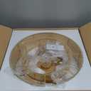 Boho Fandelier Ceiling Fan with Light Rattan Chandelier Fan Remote Gold Caged Ceiling Fan with Light for Bedroom, Living Room Nursery Foyer Kitchen6 Speed, Timing Adjustable Height