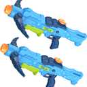 Water Gun for Kids, Super Squirt Guns Water Soaker Blaster - Nozzle, 4 Shooting Modes Switch - Crossbow Design - 26 Ft Long Shooting Range - Summer Toys Gun for Boys Girls Adults Outdoor Pool (Blue)