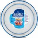 Kroger Durable Food Storage with Side Latching Lids. 4 piece, 2 Containers and Lids 2 gal(7.5L) 1gal(3.5L)