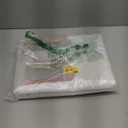 AmazerBath White Shower Curtain Fabric, Waffle Shower Curtains for Bathroom, Cloth Shower Curtain Heavy Duty, Thick Bathroom Shower Curtains Hotel Quality, Premium Polyester, 72x72 Inches