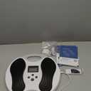 EMS Foot Massager for Neuropathy, NMES Foot Stimulator for Neuropathy Feet Nerve Electric Foot Massager for Circulation and Pain Relief with 4 TENS Unit Muscle Stimulator Pads (White)