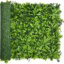 ODTORY Artificial Ivy Hedge Fence, 48X120 in (40 sqft) Greenery Roll UV-Anti Privacy Wall Screen, Faux Plant Panels, Boxwood Backdrop,Green Vine Leaf Hedge Fence, Indoor Outdoor Home Decor