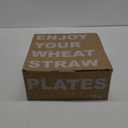 Homienly Deep Dinner Plates, Wheat Straw Plates 10 inch Set of 8, Unbreakable Plates for Kitchen, Kids, Lightweight Microwave and Dishwasher Safe Camping Plate Set for Salad, Dinner, Fruit - White