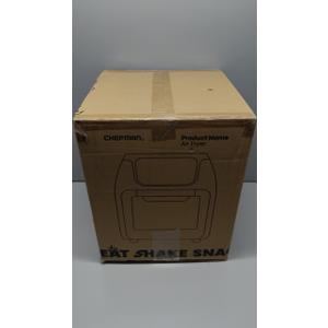 CHEFMAN Multifunctional Digital Air Fryer+ Rotisserie, Dehydrator, Convection Oven, 17 Touch Screen Presets Fry, Roast, Dehydrate, Bake, XL 10L Family Size, Auto Shutoff, Large Easy-View Window, Black